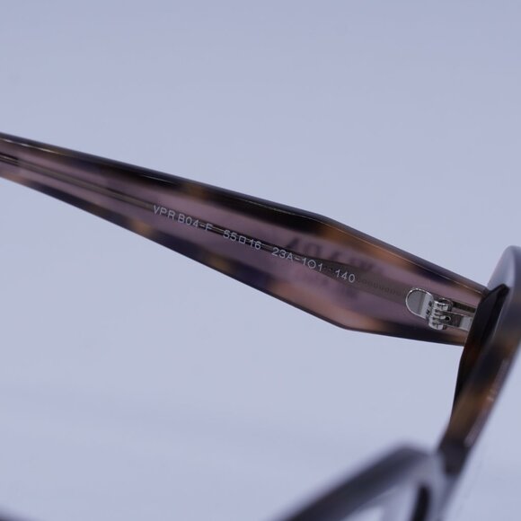 Prada PRB04VF 23A1O1 Eyeglasses Mauve Havana 55mm Cat Eye Frame - Picture 7 of 11